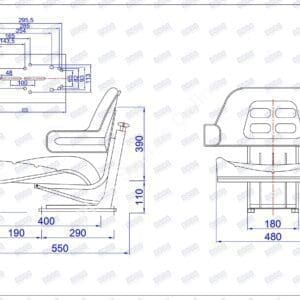 Asiento de volquete