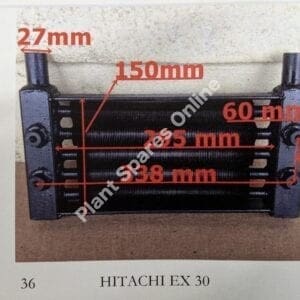 Hydraulic oil cooler EX30