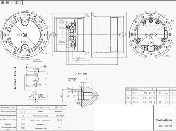 Achsantrieb IHI 16N Option 2