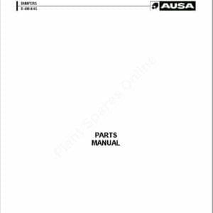 Onderdelenboek voor Ausa D400 AHG