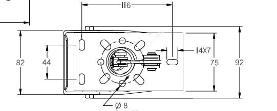 Il pedale dell'acceleratore è adatto ai dumper 1597-1069